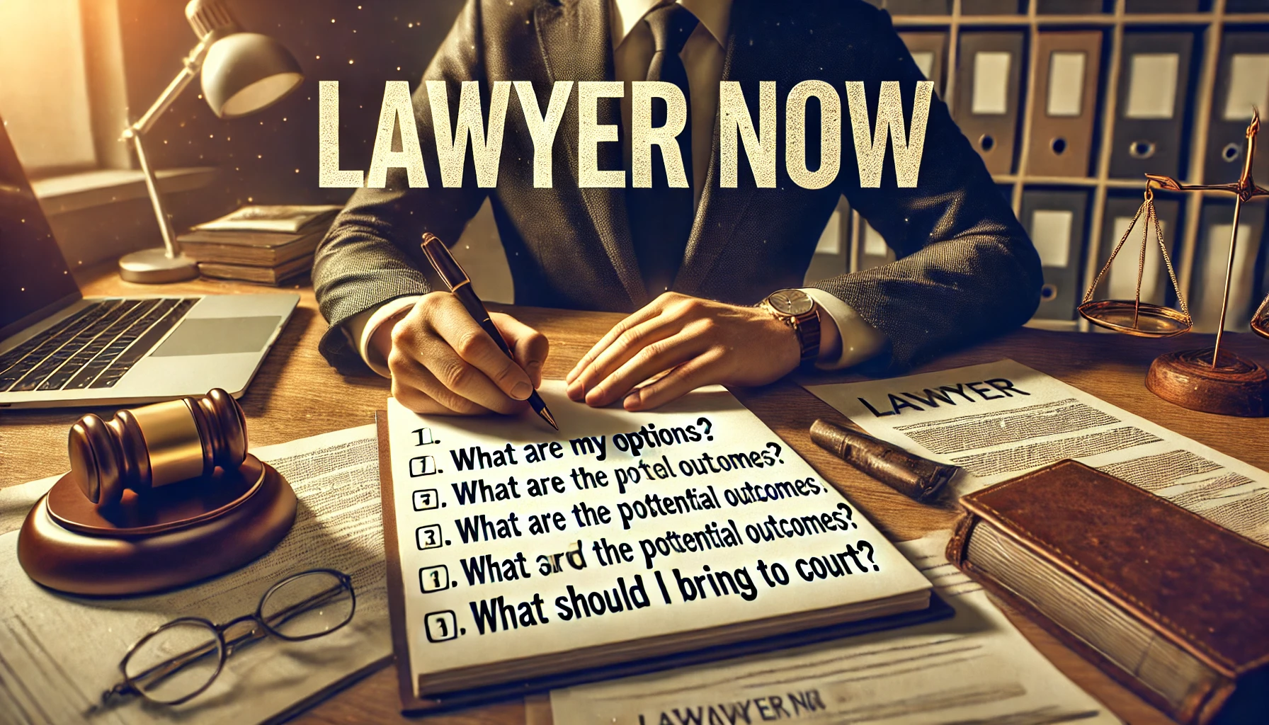 ⭕ 변호사 상담 준비하기: 사전 질문 목록 작성 📝❓-"LAWYER NOW"