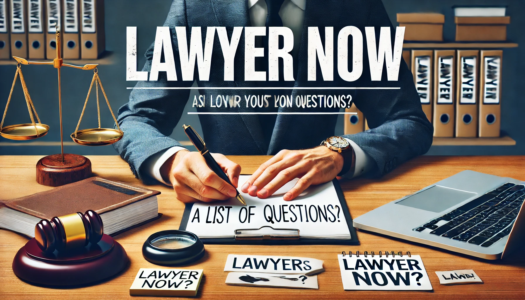 ⭕ 변호사 상담 준비하기: 사전 질문 목록 작성 📝❓-"LAWYER NOW"