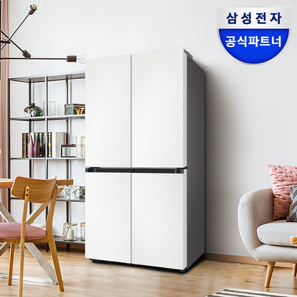 “[단하루혜택가169만] 삼성 비스포크 Ai 냉장고 1등급 4도어 RM70F90R1ZD 에센셜화이트 대용량” 솔직 사용 후기