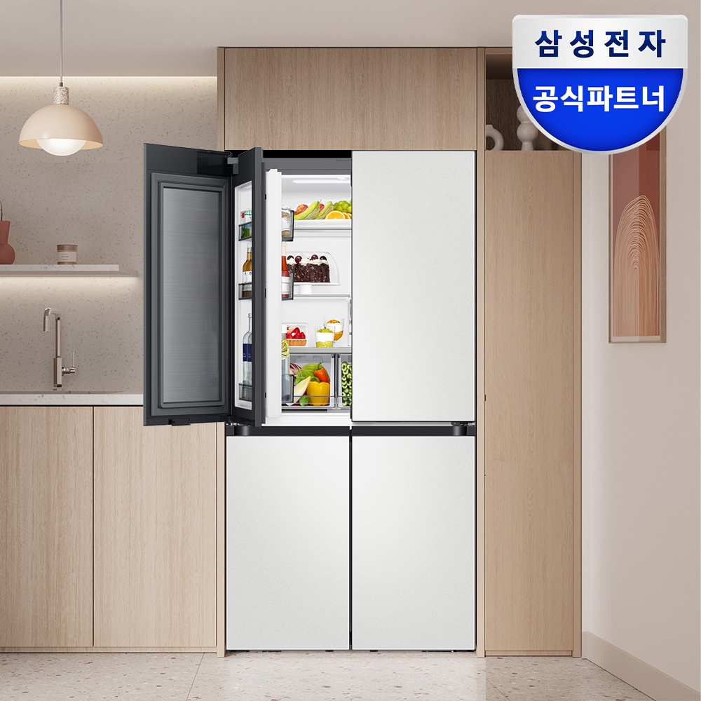 삼성 비스포크 AI 냉장고 25년형 4도어 키친핏Max RM70F63M2A 푸드쇼케이스 솔직 후기